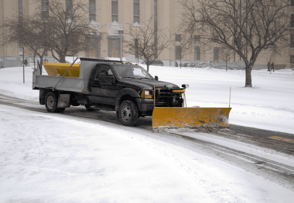 snow removal, commercial snow removal, snow, grounds maintenance