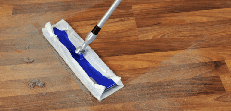 routine dust mopping, hard floors