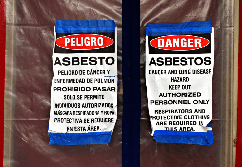Asbestos, risks of asbestos, danger, problems