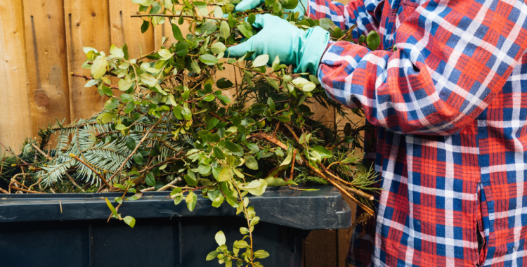 Properly disposing of commercial garden waste